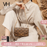 VANESSA HOGAN VH女包山茶花信封包轻奢老花链条小包单肩斜挎包七夕礼物送女友