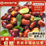 【顺丰包邮】宁夏灵武长枣脆甜金丝蜜枣鲜大枣新鲜现摘现发 【净重3斤大果】长3.5cm起