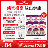皇家猫湿粮感官盛宴-鲜美多汁 (浓汤肉块) 软包罐头 STGP 85g*6进口