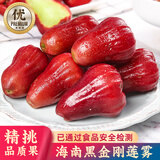 优味集 海南黑金刚莲雾【京东鲜送-送货上门】新鲜应季水果礼盒孕妇生鲜 3颗尝鲜装丨商超3A级（单果60-80g）