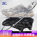美津浓（MIZUNO）RACER S 吴曦同款跑鞋男女缓震透气休闲慢跑鞋 18/脏脏银 38.5 (245mm)