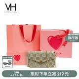 VANESSA HOGAN VH女包山茶花信封包轻奢老花链条小包单肩斜挎包生日礼物送女友