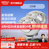 欧普照明（OPPLE）浴霸取暖灯泡官方原装防爆膜灯暖275W中间照明浴霸灯泡卫生间浴室 【浴霸取暖银泡】2只装