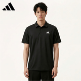 阿迪达斯（adidas）男 网球系列 FAB POLO 短袖POLO KF7469 黑色 2XL