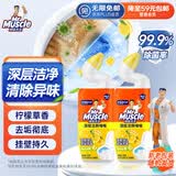 威猛先生（Mr Muscle）去渍洁厕灵 750g*2瓶 柠檬草香 马桶清洁 强力除垢 卫生间