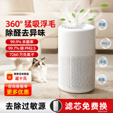 飞利浦（PHILIPS）同款空气净化器除甲醛桌面新房急入住神器除烟味家用车内除臭菌除醛机除猫毛 【便携式净化器】除臭杀菌丨除甲醛
