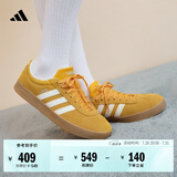 adidas「T头鞋」VL COURT复古休闲板鞋德训鞋男女阿迪达斯轻运动 黄色/亮白/汉玉白（推荐女生选小半码）   37