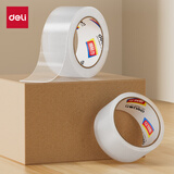 得力（deli）透明胶带封箱打包带高品质胶布封口胶纸办公用品批发 48mm*100y*6卷（单卷91.4米) JD176