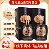 汾酒山西杏花村清香型白酒 53度巴拿马金奖黑坛20年 475ml 两瓶装