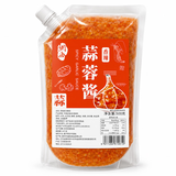 网尚蒜蓉酱500克蒜泥辣酱烧烤生蚝小龙虾调料商用烤茄子花甲扇贝酱料 香辣味