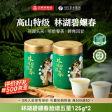 川红林湖碧螺春脸谱五星250g特级绿茶四川特产 毕业礼物送老师送长辈
