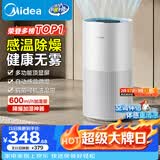 美的（Midea）【小蓝鲸600】无雾空气加湿器孕妇婴幼儿家用卧室静音除菌空调风扇清凉伴侣大容量生日礼物SZ-2Y50