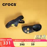 卡骆驰（CROCS）贝雅洞洞鞋男鞋女鞋轻便耐磨一脚蹬拖鞋休闲鞋百搭花园鞋|10126 黑色-001(含智必星) 41 /42(260mm)