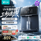 云米（VIOMI）管线机壁挂式直饮机家用净水器伴侣挂墙饮水机UV全水路杀菌速热制冷一体全通量匹配 温热炫彩屏：莫兰迪灰