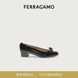 菲拉格慕（Ferragamo）女士Vara蝴蝶结高跟鞋 0591963_1D _ 80 礼物送女友