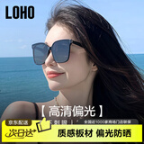 LOHO偏光太阳镜高级感显瘦墨镜女款2026新款防晒防紫外线护目gm眼镜