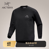 ARC'TERYX始祖鸟 EMBLEM FLEECE CREW 男子 抓绒衫 Black/黑色 XL
