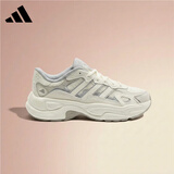 阿迪达斯（adidas）秋季女鞋跑步鞋网面透气休闲运动鞋百搭潮流老爹鞋 浅青灰 39