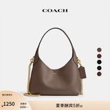 蔻驰（COACH）女士BROOKLYN 23号单肩包真皮斜挎包简约早秋包包女包 B4/深石灰色