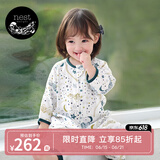 nest designs婴儿睡袋婴幼儿竹棉纱布宝宝睡袋用品分腿防踢被四季通用四层双层 初雪-双层（建议室温26-28℃） 110码(建议身高100-110cm)年龄3-4岁