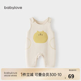 babylove【清仓】宝宝背带裤春秋外穿连体裤超萌可爱休闲长裤洋气婴儿裤子