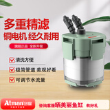 创星鱼缸过滤器过滤桶循环水泵系统全套龟缸三合一周转过滤箱静音杀菌 【二层过滤】30-50CM缸（无杀菌）CFS 【强化版滤材】套装