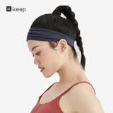 Keep运动宽发带瑜伽舞蹈运动健身吸汗透气束发带 暗夜蓝