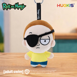 皓奇乐（HUGKIS）正版瑞克和莫蒂毛绒公仔挂件礼物礼物潮玩周边毛绒玩具 邪恶莫蒂-12cm 瑞克和莫蒂毛绒挂件