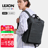 乐上（LEXON）休闲双肩包男14/15.6英寸笔记本电脑包通勤旅行包轻便书包绿色