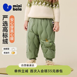 迷你巴拉（minibala）儿童羽绒裤新款男女童宝宝外穿秋冬款白鸭绒保暖裤子【三防】