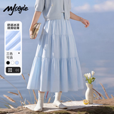 MJ STYLE蛋糕半身裙女2026年夏季新款高级感内衬防走光高腰显瘦中长款裙子