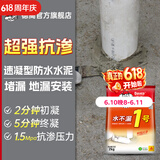 德高德高水不漏1号 速干水泥 快速堵漏宝 卫生间防水补漏堵漏王2KG/包