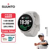 颂拓（SUUNTO）RACE 2户外训练旗舰腕表 越野铁三心率血氧运动智能手表 冰川白