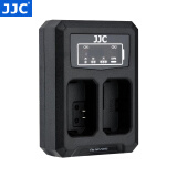 JJC 相机电池 NP-FW50 适用于索尼ZV-E10L A6300 A7R2 A6500 A6000 A6100 A6400 A7M2 A7S2续航配件 双充充电器