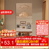 安尔雅 穿衣镜高清超白全身镜子无框粘贴墙卧室客厅试衣镜家用浴室镜7