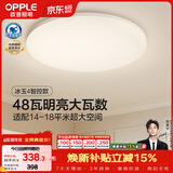 欧普照明（OPPLE）全光谱护眼吸顶灯卧室灯智能LED照明灯具简约现代快装圆形