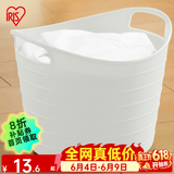 爱丽思（IRIS） 脏衣篓浴室大号脏衣篓塑料洗衣篮装脏衣服污衣篮子桶收纳筐衣篮 15升 白色密闭【宝宝衣物用】