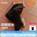 VVC休闲裤男女春夏直筒工装防紫外线运动户外休闲防晒裤子 曜石黑 M 【版型偏大建议拍小一码】160-165cm 55-60kg