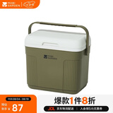 牧高笛（MOBIGARDEN）寒霜10L保温箱 户外露营大容量储物收纳保鲜箱 NX24684004 橄榄绿
