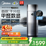 美的（Midea）【甲醛数显净化加湿器一体】价保618空气净化器鼻炎家用除醛烟味异味过敏原空气净化机RX600ProH