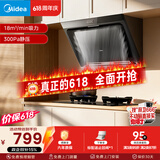 美的（Midea）【价保618】抽吸排油烟机 家用大吸力侧吸式油烟机上门安装以旧换新出租房屋脱排烟机CXW-200-J30