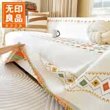 无印良品民族风雪尼尔沙发盖布巾一片式盖垫防尘沙发套罩加厚180*230cm