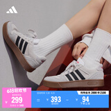 adidas「小锯齿」D-PAD CLASSIC美高风篮球风板鞋男女阿迪达斯 浅灰/黑色/浅猩红   42