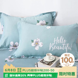 艾薇枕套纯棉枕头套一对全棉枕芯套枕套 缤纷花朵 48*74cm