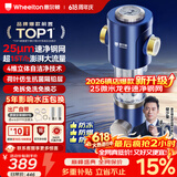 惠尔顿前置过滤器15T大通量过滤25微米反冲洗家用全屋净水器 实时自动清洗刮洗自来水防爆过滤器P0038pro 自行安装【15T-升级25微米精滤】