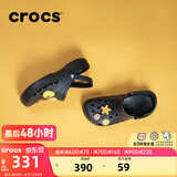卡骆驰（CROCS）贝雅洞洞鞋男鞋女鞋轻便耐磨一脚蹬拖鞋休闲鞋百搭花园鞋|10126 黑色-001(含智必星) 41 /42(260mm)