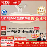 欧普照明（OPPLE）风扇灯42寸全光谱1级能效智控电风扇餐厅厨房卧室空调搭子 冰风