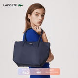 LACOSTE法国鳄鱼女包春夏L1212系列大容量托特包手提单肩包|NF2037PO 141/墨蓝色