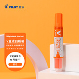 百乐（PILOT）白板笔大容量V直液式水性可擦易擦文具用品WBMAVBM-M-O 粗杆 橙色