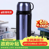 乐扣乐扣（LOCK&LOCK）保温壶304不锈钢保温保冷水壶户外露营旅行壶1.8L蓝色